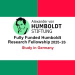 Bourses de recherche Humboldt entièrement financées pour les chercheurs de toutes nationalités et de tous domaines de recherche