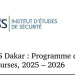 Programme de bourses 2025 – 2026, Institut d’études de sécurité (ISS) Dakar